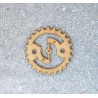 LETTRE O STEAMPUNK-ENGRENAGE