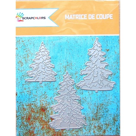 MATRICE DE COUPE SAPINS 3 PIECES