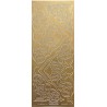 PLANCHE AUTOCOLLANTS COINS COLORIS OR
