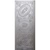 PLANCHE AUTOCOLLANTS COLORIS ARGENT MULTI CADRES