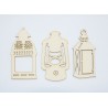 LANTERNES EN CARTON 3 MODELES