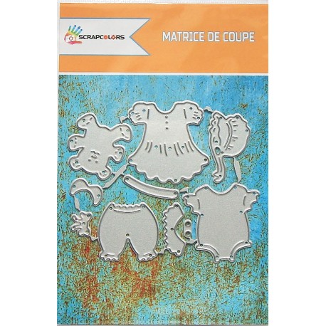 MATRICES DE COUPE HABITS BEBE 10 PIECES