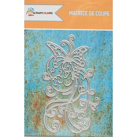 MATRICE DE COUPE PAPILLON VOLUTES