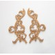 EMBELLISSEMENTS FLOURISHES EN BOIS 2 PIECES