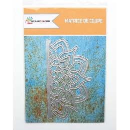 MATRICE DE COUPE BORDURE FLEUR MANDALA