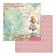 STAMPERIA ALICE IN WONDERLAND BLOC PAPIERS 30 CM X 30 CM 