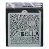 POCHOIR BELLA SCRIPT