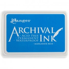 ARCHIVAL INK PAD RANGER MANGANESE BLUE