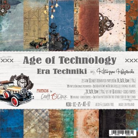 CRAFT OCLOCK AGE OF TECHNOLOGY BLOC 20 CM X 20 CM