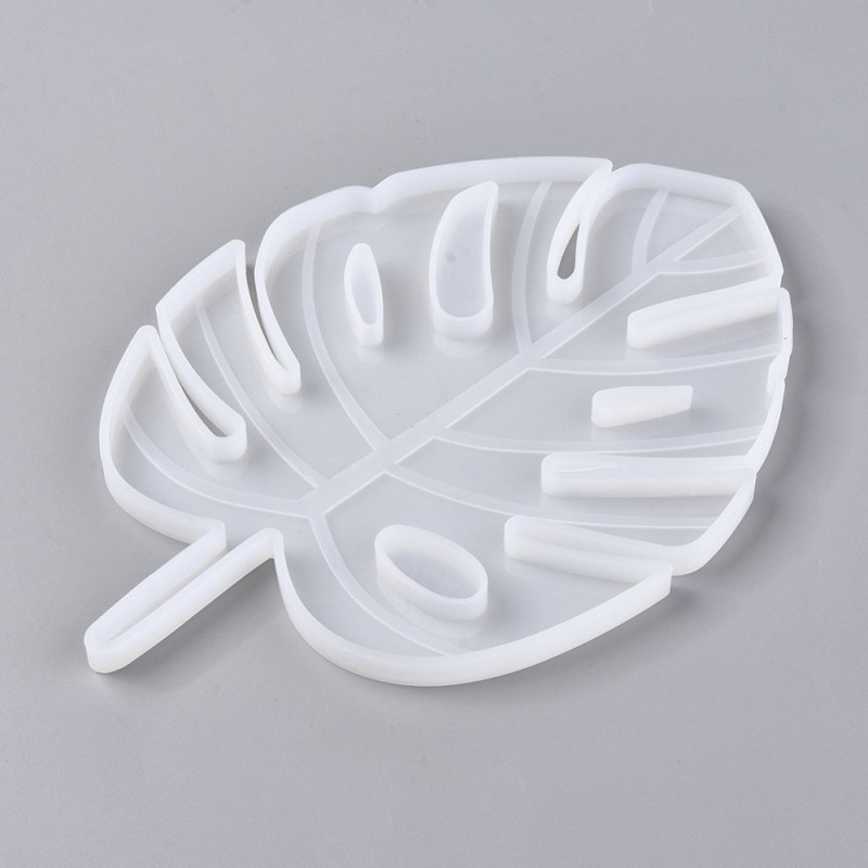 3 pièces feuilles de palmier Silicone moule époxy coulée moule bricolage  main pour pendaison de crémaillère maison intérieur