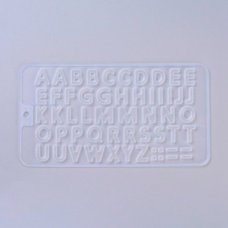 MOULE POUR RESINE EPOXY ALPHABET