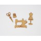 COUTURE SET MACHINE VINTAGE EN BOIS