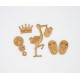 CIGOGNE DEBOUT SET D&amp;amp;amp;amp;#039;EMBELLISSEMENTS GARCON EN BOIS