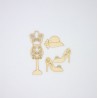 SET MANNEQUIN VOLUTES ESCARPINS CHAPEAU EN CARTON