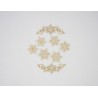 FLOCONS ET EMBELLISSEMENTS EN CARTON 8 PIECES