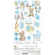 HELLO LITTLE BOY SET MOTIFS DE DECOUPAGE