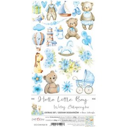 HELLO LITTLE BOY SET MOTIFS DE DECOUPAGE