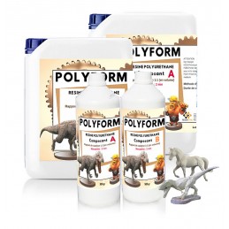 POLYFORM RÉSINE POLYURÉTHANE BEIGE RESIN PRO POUR COULURE/MOULAGE -BI-COMPOSANT A + B 1 kg