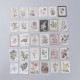 TIMBRES POSTAUX AUTOCOLLANTS. EMBELLISSEMENTS THEME FLEURS