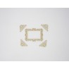 CADRE BAROQUE RECTANGLE ET 4 ANGLES EN CARTON
