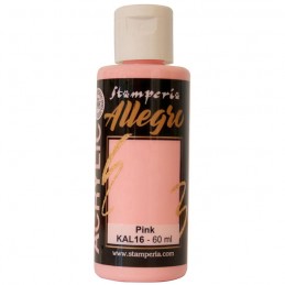 STAMPERIA PEINTURE ACRYLIQUE ALLEGRO PINK