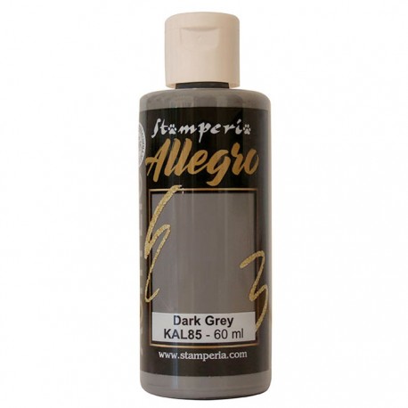 STAMPERIA PEINTURE ACRYLIQUE ALLEGRO DARK GREY