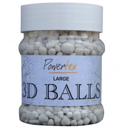 POWERTEX 3D BALLS MIXED MEDIA PERLES TAILLE LARGE