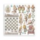 STAMPERIA ALICE THROUGH THE LOOKING GLASS BLOC PAPIERS 30.5 CM X 30.5CM