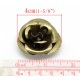 FLEUR METAL ROSE COLORIS BRONZE