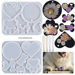 MOULE SILICONE MEDAILLES CHIEN
