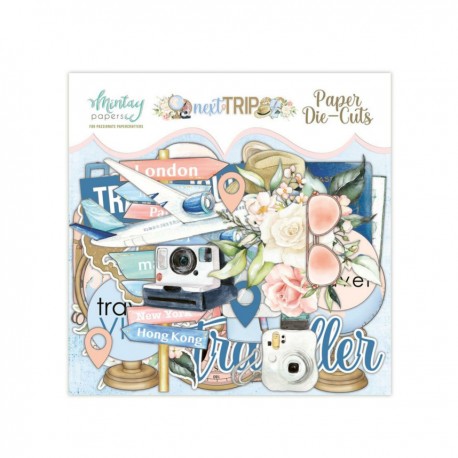 DIE CUTS IMAGES DECOUPEES NEXT TRIP MINTAY PAPERS