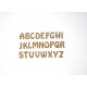 ALPHABET EN BOIS POLICE HOBO LETTRE A