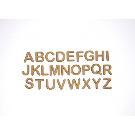 ALPHABET EN BOIS POLICE ARIAL ROUNDED LETTRE B