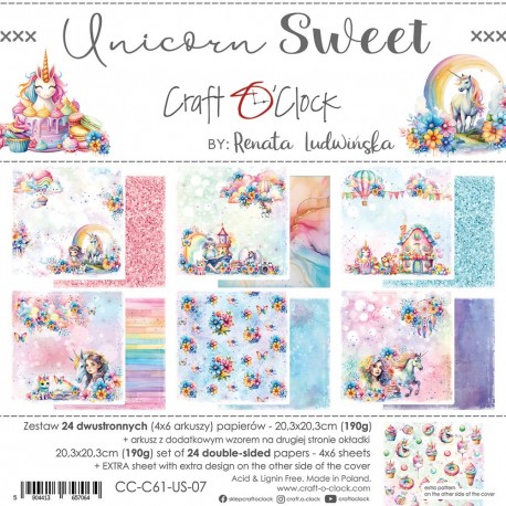 UNICORN SWEET BLOC 20 CM X 20 CM