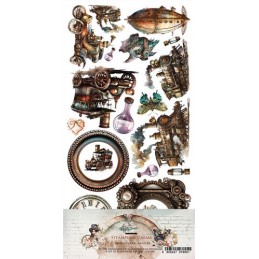 ART ALCHEMY STEAMPUNK DREAMS IMAGES DE DECOUPAGE 6 FEUILLES