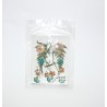 FLEURS SECHEES POUR INCLUSION RESINE EPOXY MARRON ET BLEU