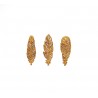PLUMES AJOUREES EN BOIS 3 PIECES