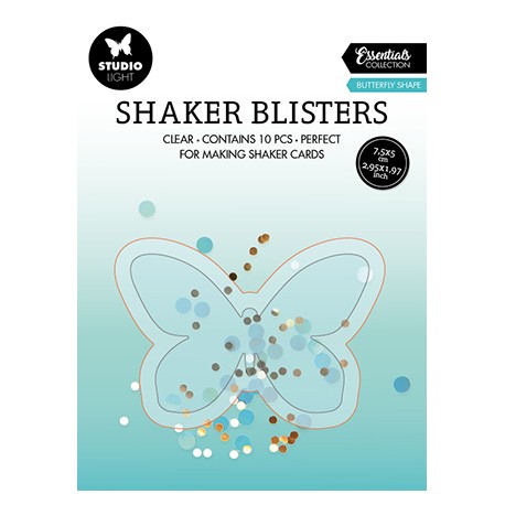 SHAKER BLISTER POUR BOITE A SECOUER PAPILLON 10 PIECES