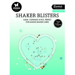 SHAKER BLISTER POUR BOITE A SECOUER COEUR 10 PIECES