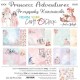 KIT ALBUM PHOTOS A PERSONNALISER PRINCESSE ET 12 PAPIERS