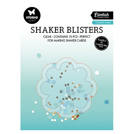 SHAKER BLISTER POUR BOITE A SECOUER FLEUR 10 PIECES