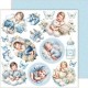 COTTON CANDY BOY IMAGES A DECOUPER 18 FEUILLES 20 CM X 20 CM