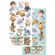 ART ALCHEMY HELLO BABY BOY DECOUPAGE 12 FEUILLES