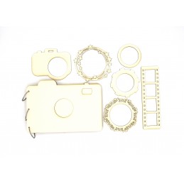 KIT ALBUM PHOTOS A PERSONNALISER APPAREIL PHOTOS ET PAPIERS LIFE STORIES MINTAY