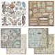 KIT ALBUM PHOTOS A PERSONNALISER VALISE SIR VAGABOND ET PAPIERS STAMPERIA
