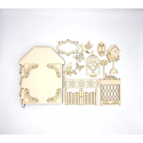 KIT ALBUM PHOTOS A PERSONNALISER CHEZ MOI ET PAPIERS MINTAY PAPERS