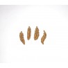PLUMES OISEAU EN BOIS 4 PIÈCES