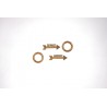 FLECHES DEPART ARRIVEE ET RONDELLES THEME VOYAGE EN BOIS 4 PIECES