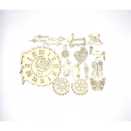 ALBUM PHOTOS A PERSONNALISER HORLOGE STEAMPUNK