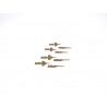 AIGUILLES D'HORLOGE EN BOIS 2 TAILLES 8 PIECES